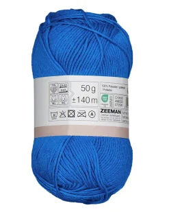 Discount Zeeman Amy Fil à crocheter - Bleu