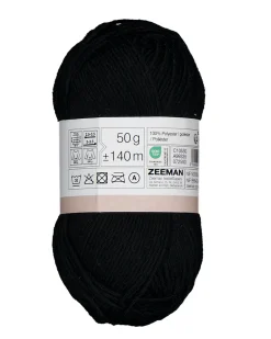 Clearance Zeeman Amy Fil à crocheter - Noir