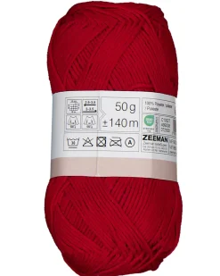 Clearance Zeeman Amy Fil à crocheter - Rouge
