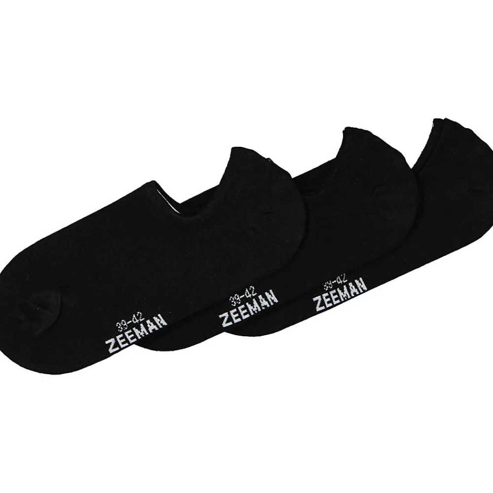Discount Zeeman Chaussettes invisibles - Noir