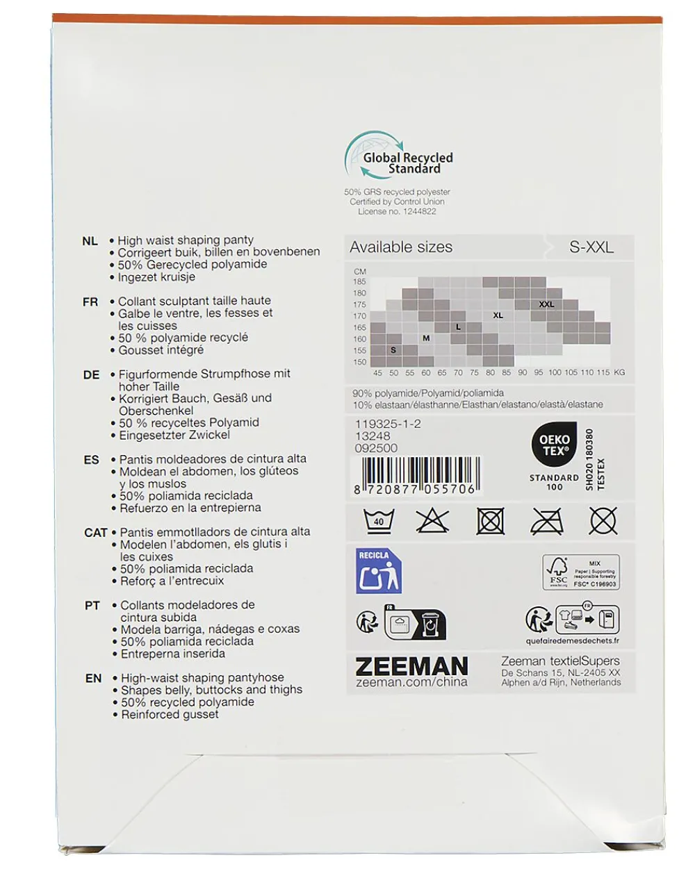 Discount Zeeman Collant - Noir