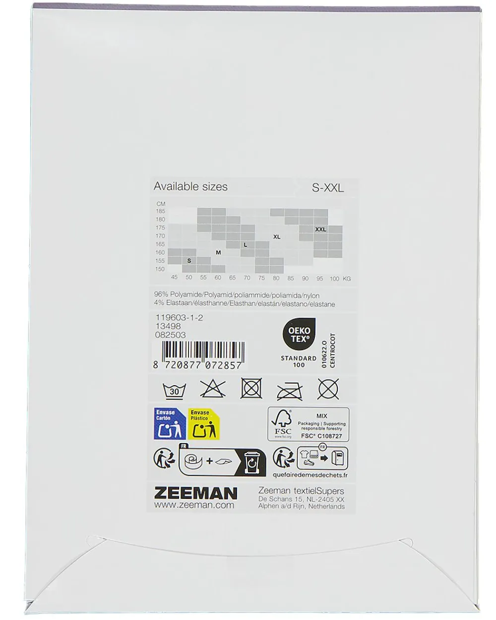 Hot Zeeman Collant - Noir