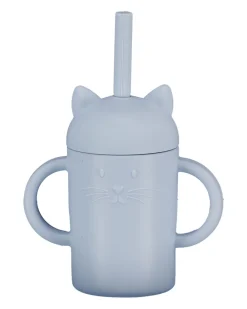 Sale Zeeman Gobelet avec paille - Bleu