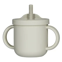 Discount Zeeman Gobelet avec paille - Gris