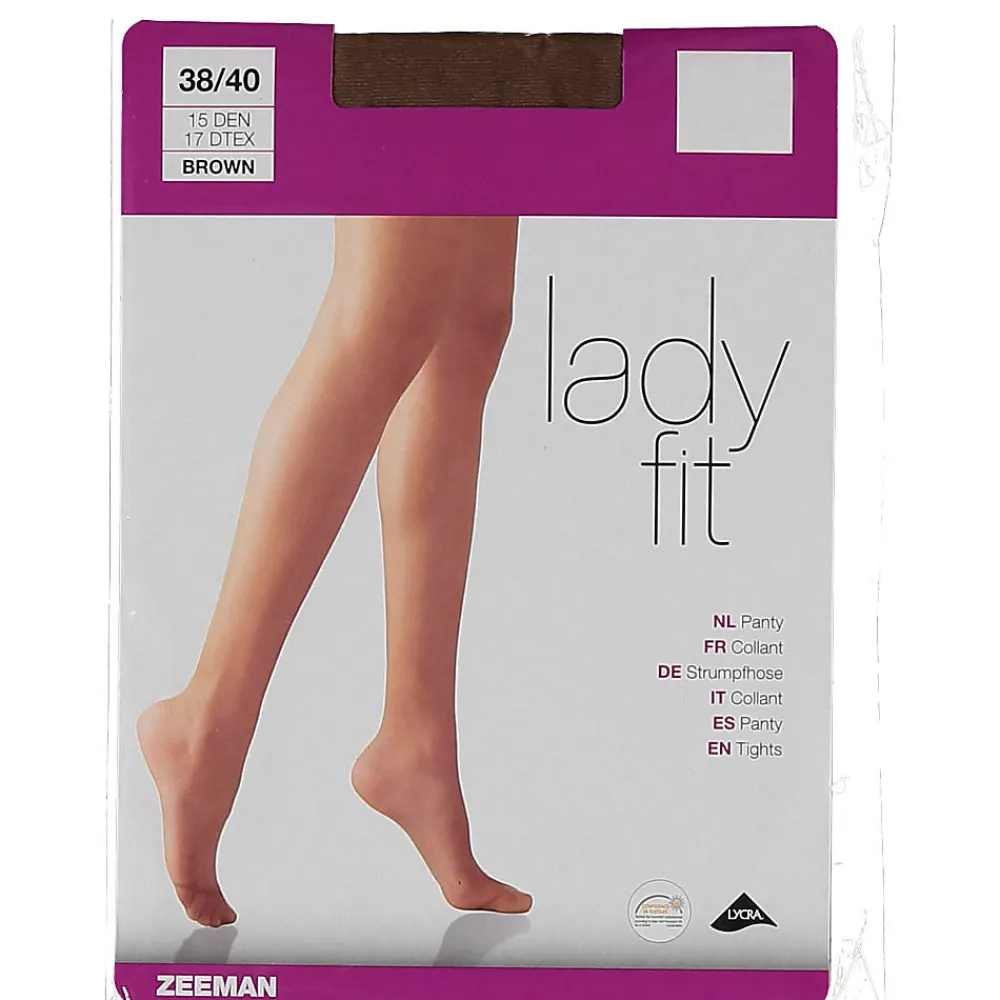 Hot Zeeman Lady fit Collant - Marron