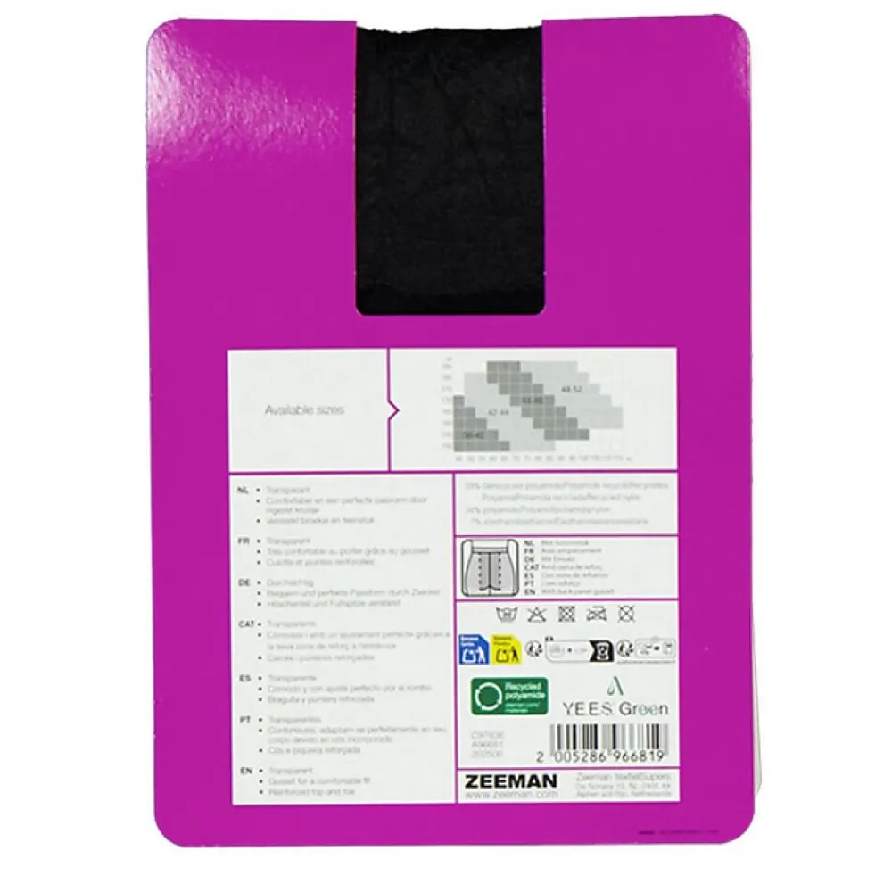 Best Zeeman Lady fit Collant - Noir