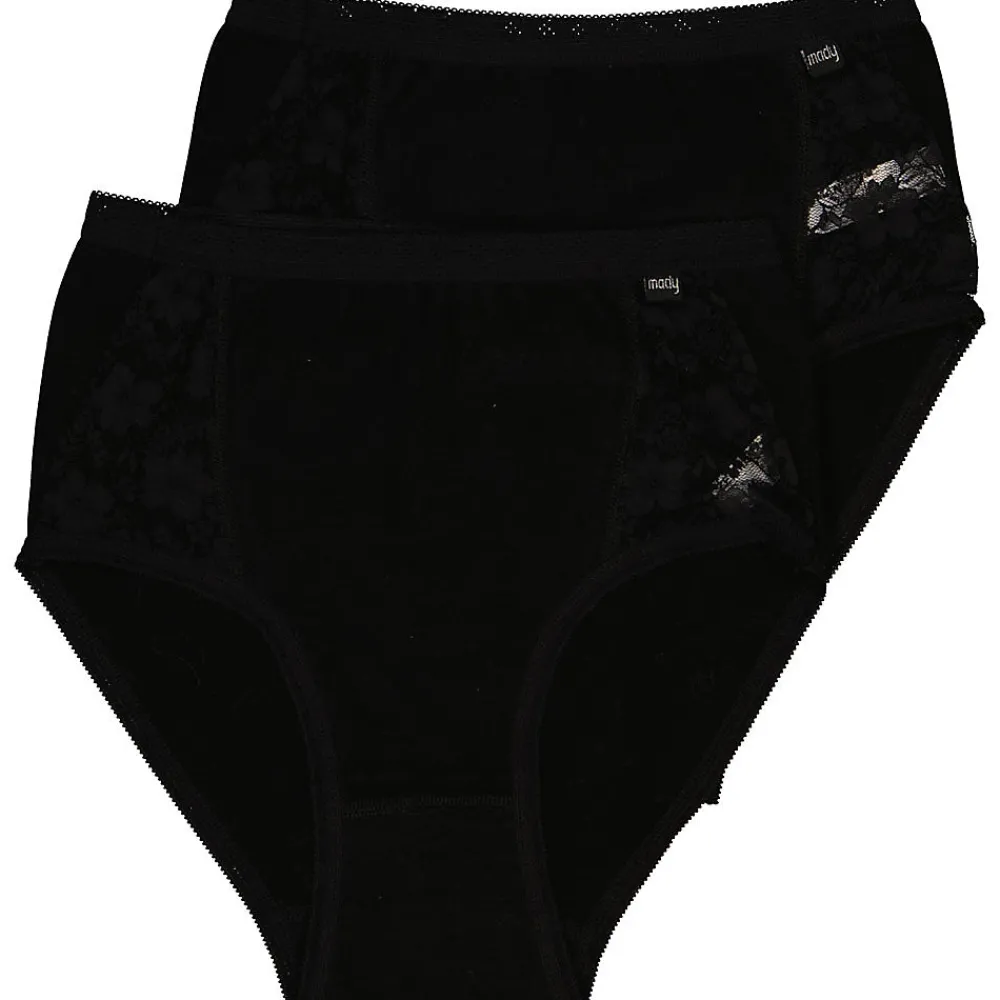 Hot Zeeman Mady Culotte haute - Noir