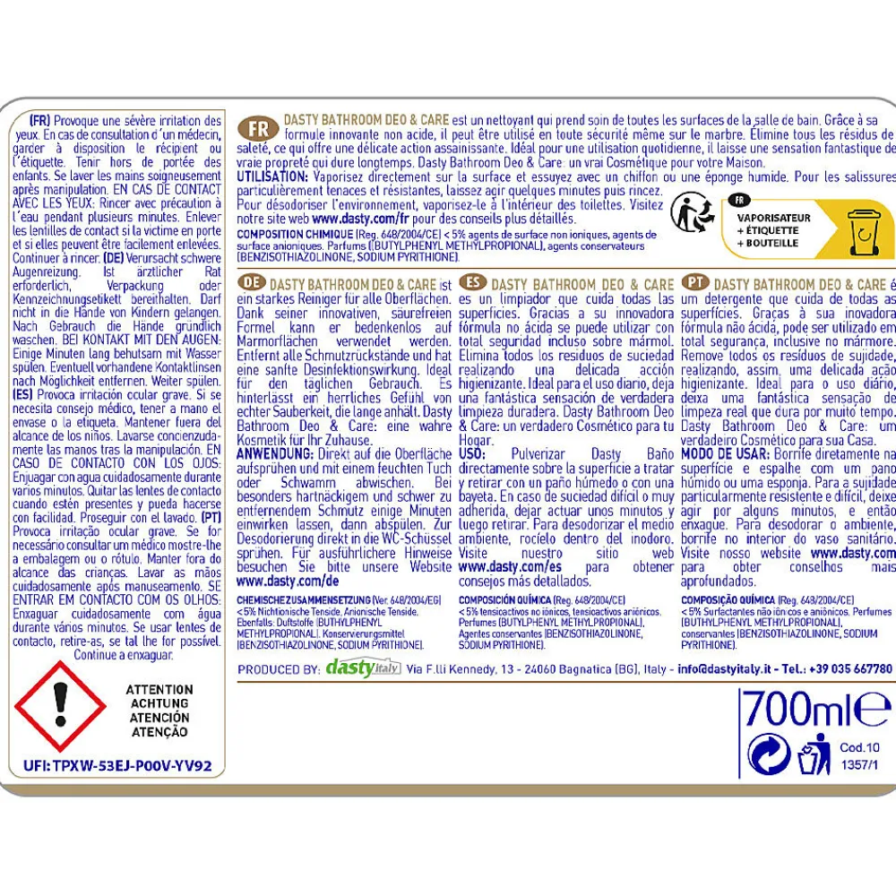 Discount Zeeman Nettoyant pour salle de bain - Bleu