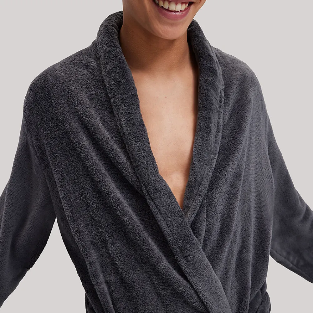 Outlet Zeeman Peignoir - Gris