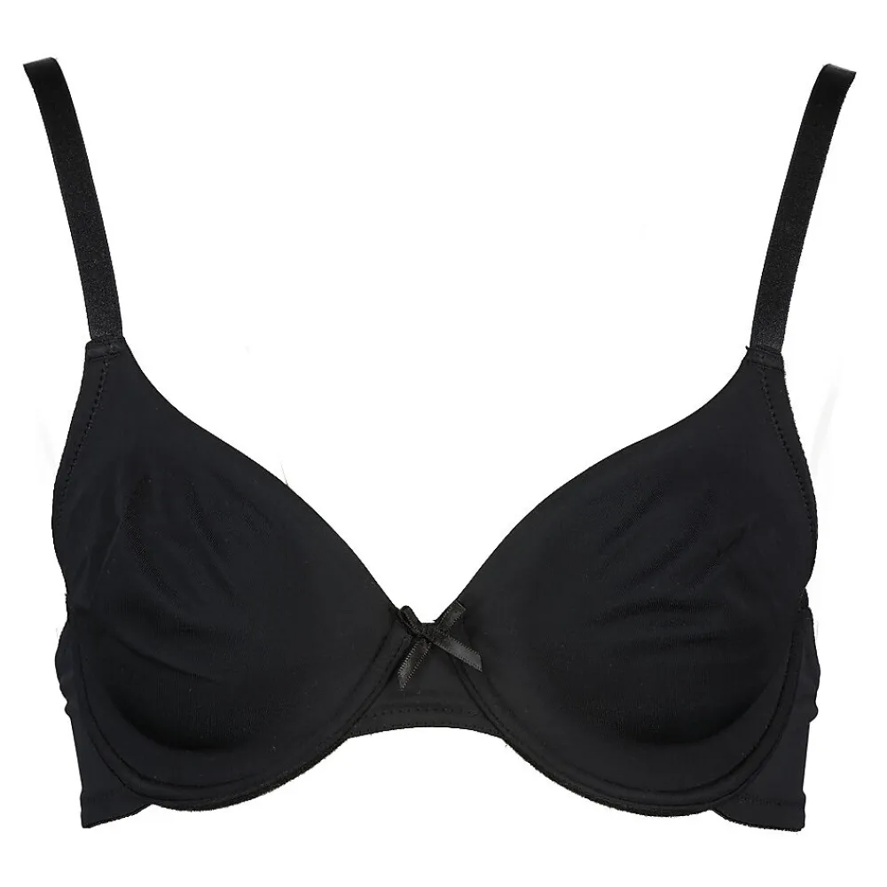 Clearance Zeeman Plunge Soutien-gorge non paddé - Noir