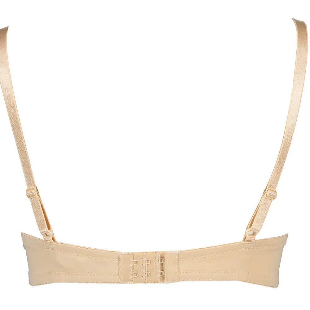 Hot Zeeman Plunge Soutien-gorge non paddé - Beige