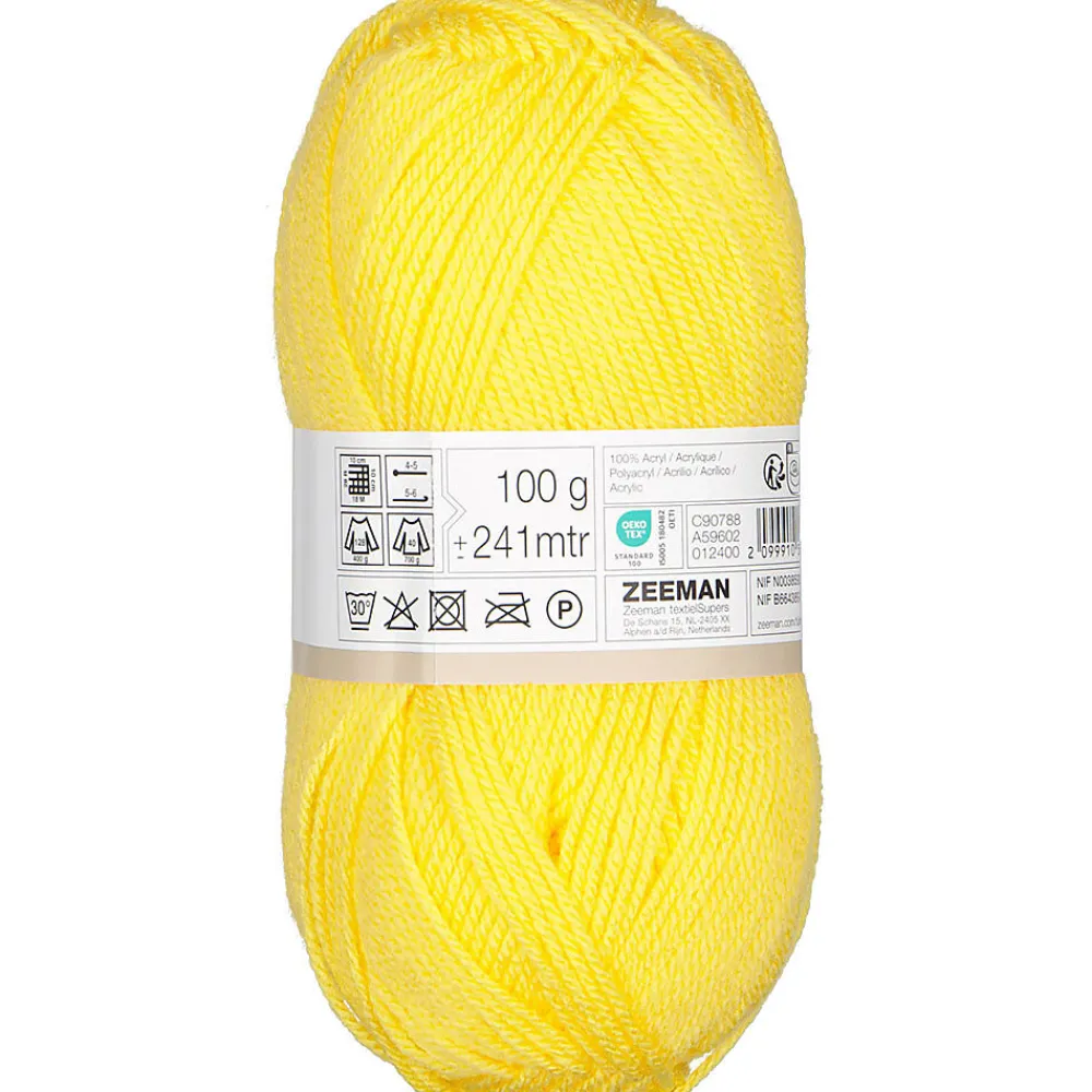 Hot Zeeman Royal Fil à tricoter - Jaune