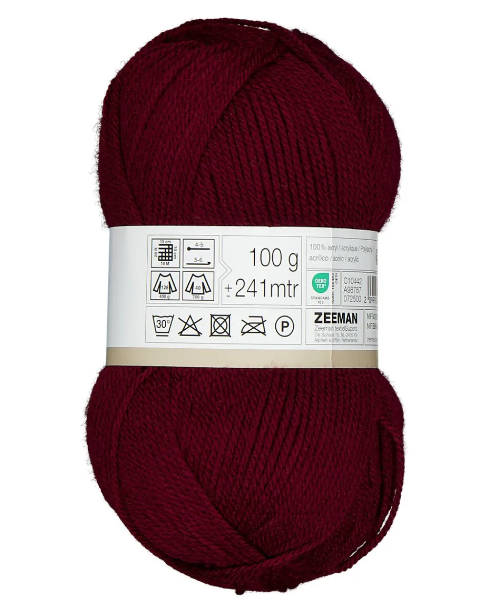 Outlet Zeeman Royal Fil à tricoter - Rouge