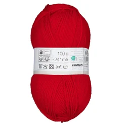 Hot Zeeman Royal Fil à tricoter - Rouge