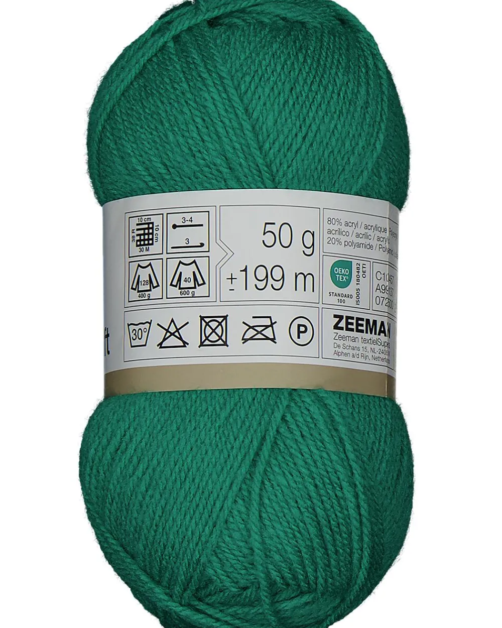 Outlet Zeeman Super soft Fil à tricoter - Vert